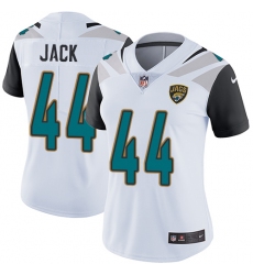 Women's Nike Jacksonville Jaguars #44 Myles Jack White Vapor Untouchable Limited Player NFL Jersey