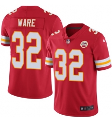 Youth Nike Kansas City Chiefs #32 Spencer Ware Red Team Color Vapor Untouchable Limited Player NFL Jersey