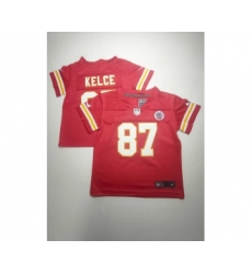 Toddlers Kansas City Chiefs #87 Travis Kelce Red Vapor Untouchable Stitched Nike Limited Jersey